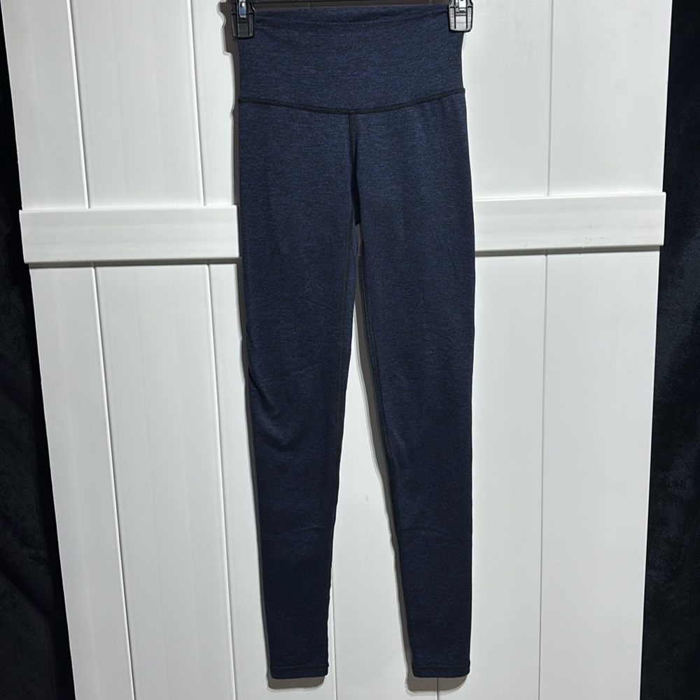 Aerie blue/black heathered leggings